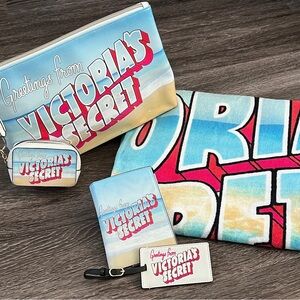 ☀️Getaway Bundle — Towel, Bag Charm, Passport Cover, Travel Tag, Beauty Pouch 🏖️